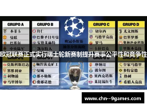 欧冠联赛正式实行瑞士轮新赛制提升赛事公平性和竞争性 欧冠联赛正式实行瑞士轮新赛制提升赛事公平性和竞争性